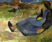 保罗 高更 : Seated Breton Girl